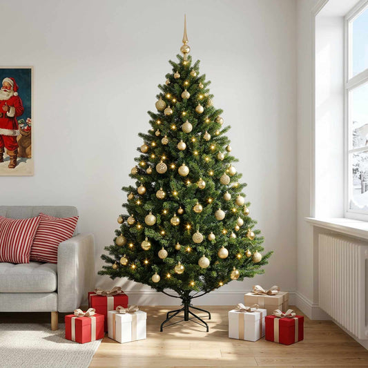 Artificial Christmas Tree with Bauble 180 cm 300 LEDs