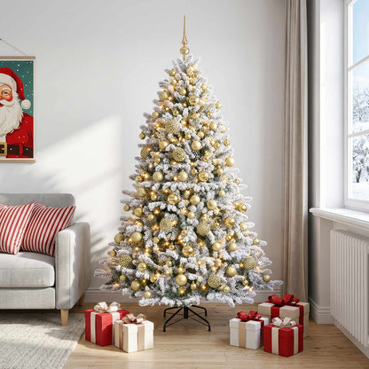 Artificial Christmas Tree with Bauble 240 cm 300 LEDs