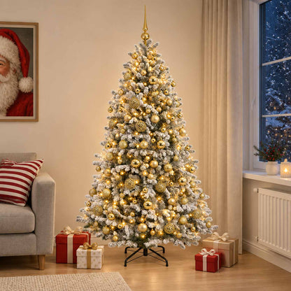 Artificial Christmas Tree with Bauble 240 cm 300 LEDs