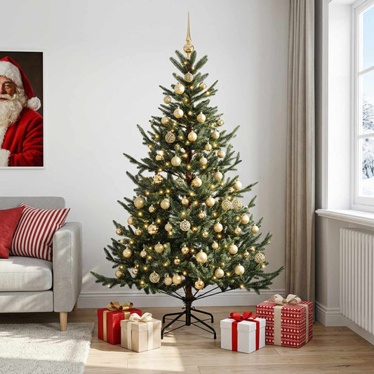 Artificial Christmas Tree with Bauble 240 cm 300 LEDs