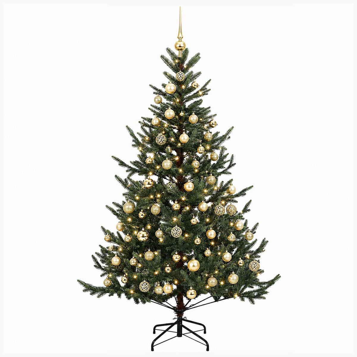 Artificial Christmas Tree with Bauble 180 cm 300 LEDs