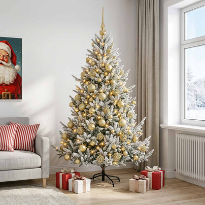 Artificial Christmas Tree with Bauble 240 cm 300 LEDs
