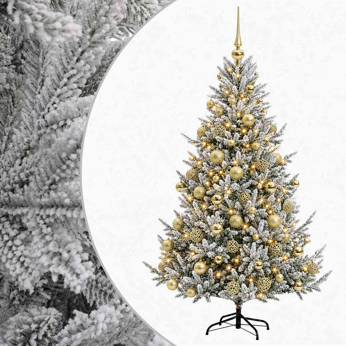 Artificial Christmas Tree with Bauble 240 cm 300 LEDs