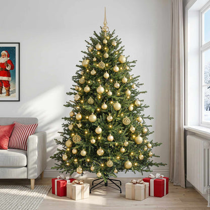 Artificial Christmas Tree with Bauble 240 cm 300 LEDs
