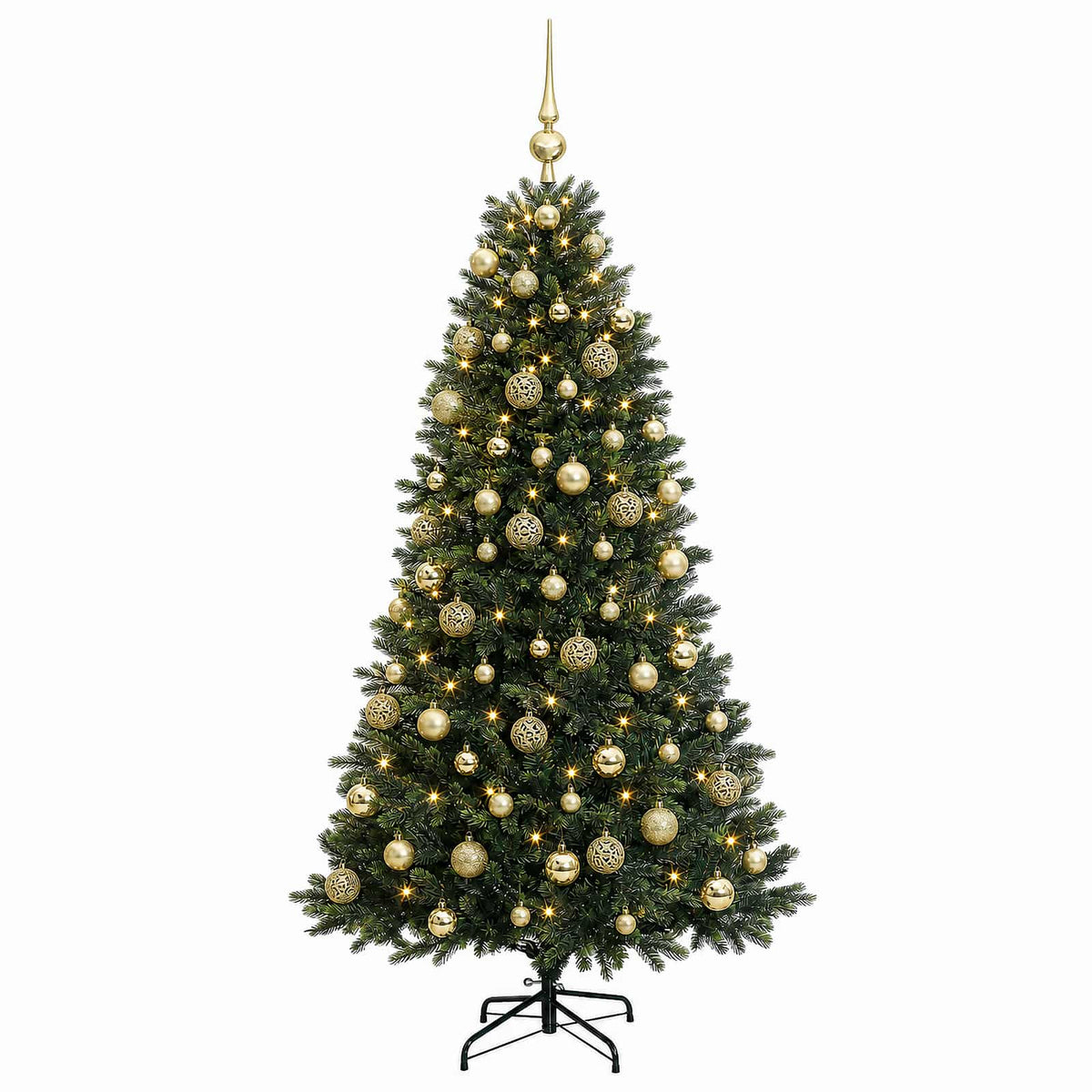 Artificial Christmas Tree with Bauble 180 cm 300 LEDs