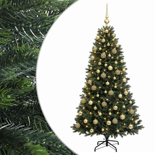 Artificial Christmas Tree with Bauble 210 cm 300 LEDs