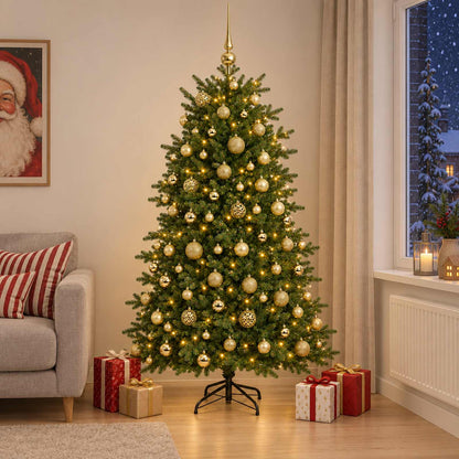 Artificial Christmas Tree with Bauble 180 cm 300 LEDs