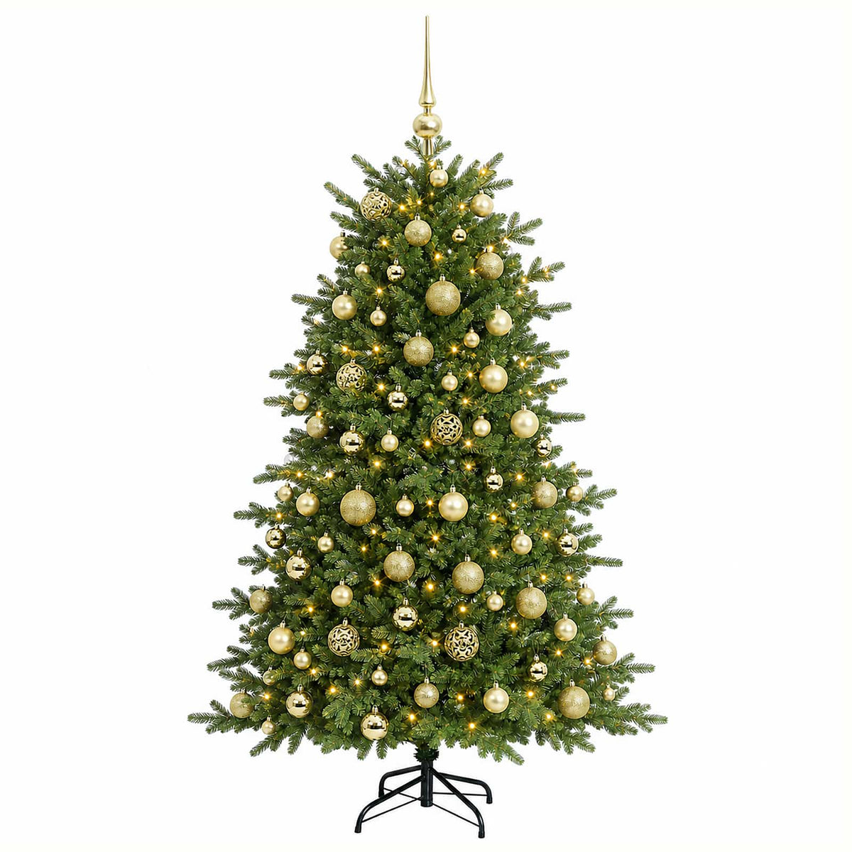 Artificial Christmas Tree with Bauble 180 cm 300 LEDs