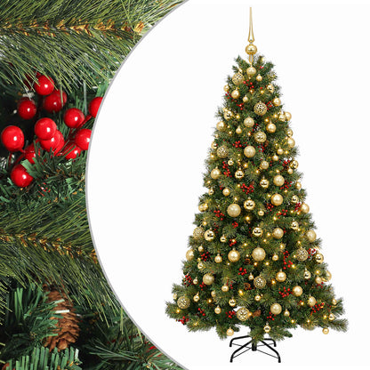 Artificial Christmas Tree with Bauble 210 cm 300 LEDs