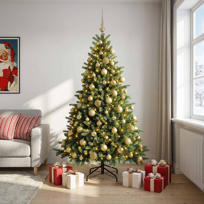 Artificial Christmas Tree with Bauble 240 cm 300 LEDs
