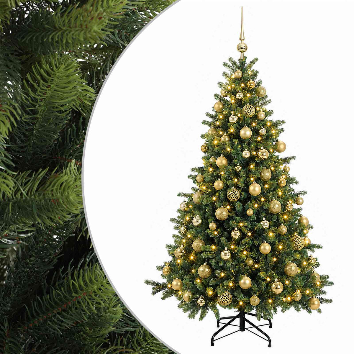 Artificial Christmas Tree with Bauble 240 cm 300 LEDs