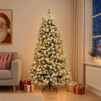 Artificial Christmas Tree with Bauble 210 cm 300 LEDs