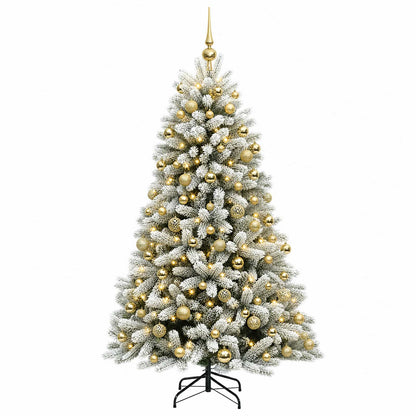 Artificial Christmas Tree with Bauble 210 cm 300 LEDs