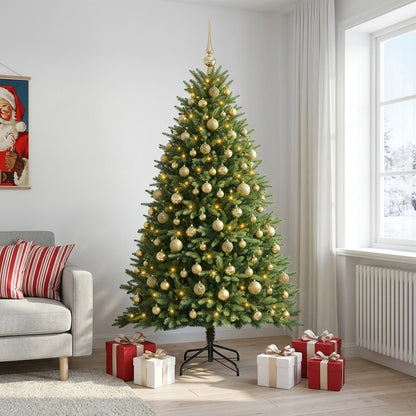 Artificial Christmas Tree with Bauble 240 cm 300 LEDs