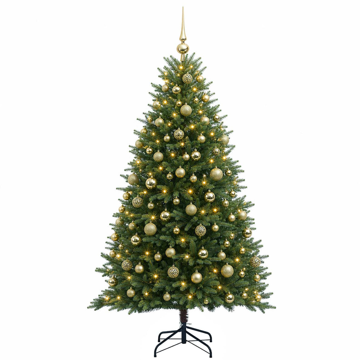 Artificial Christmas Tree with Bauble 180 cm 300 LEDs