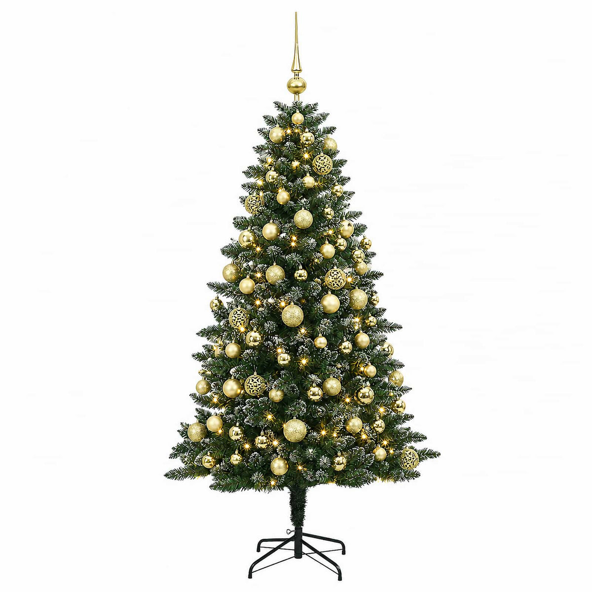 Artificial Christmas Tree with Bauble 180 cm 300 LEDs