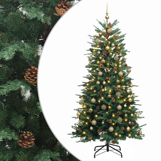Artificial Christmas Tree with Bauble 210 cm 300 LEDs