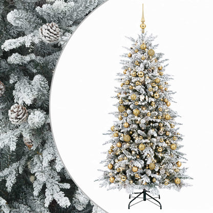 Artificial Christmas Tree with Bauble 210 cm 300 LEDs