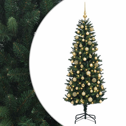 Artificial Christmas Tree with Bauble 180 cm 300 LEDs