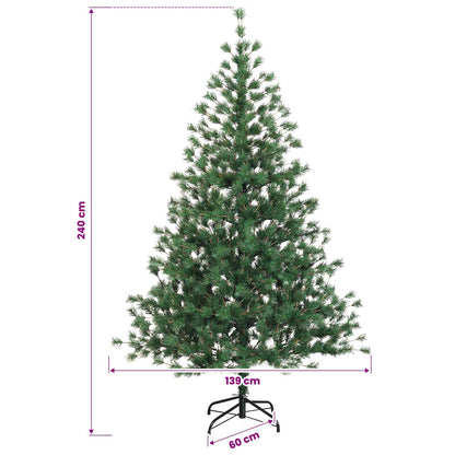Artificial Christmas Tree with Bauble 240 cm 300 LEDs