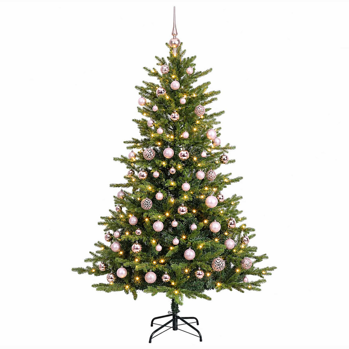 Artificial Christmas Tree with Bauble 210 cm 300 LEDs