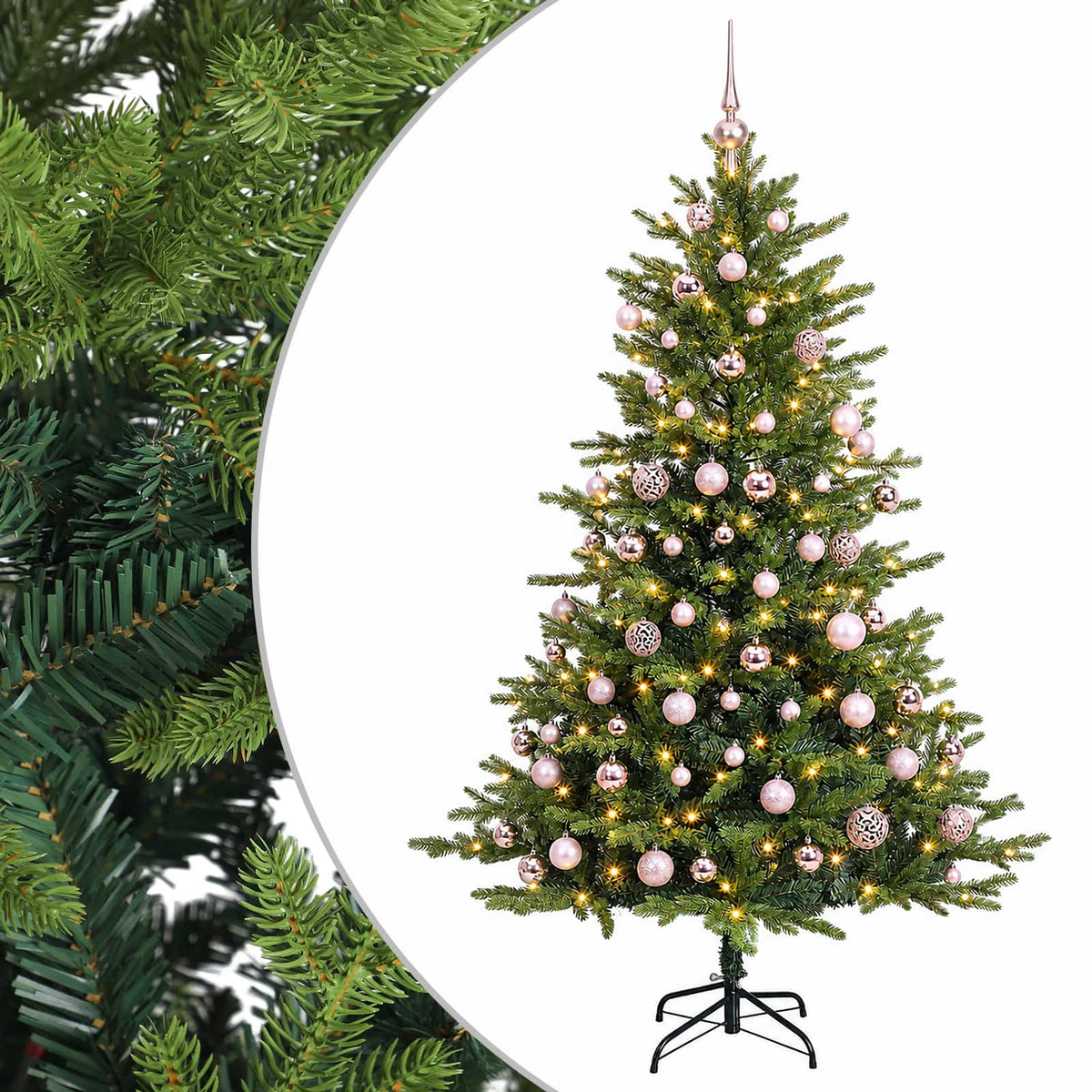 Artificial Christmas Tree with Bauble 240 cm 300 LEDs
