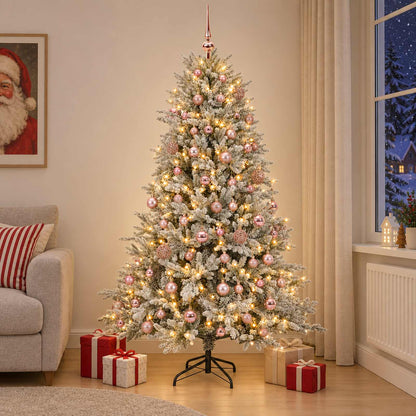 Artificial Christmas Tree with Bauble 240 cm 300 LEDs