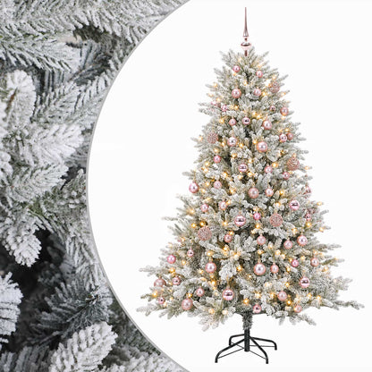 Artificial Christmas Tree with Bauble 180 cm 300 LEDs