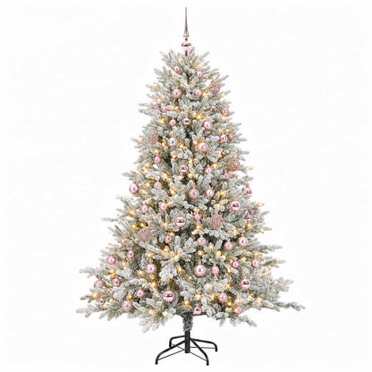 Artificial Christmas Tree with Bauble 210 cm 300 LEDs