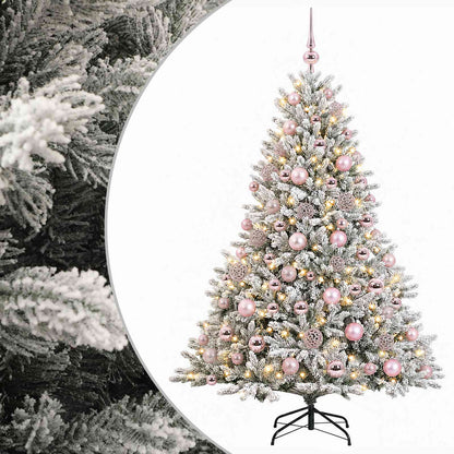 Artificial Christmas Tree with Bauble 210 cm 300 LEDs
