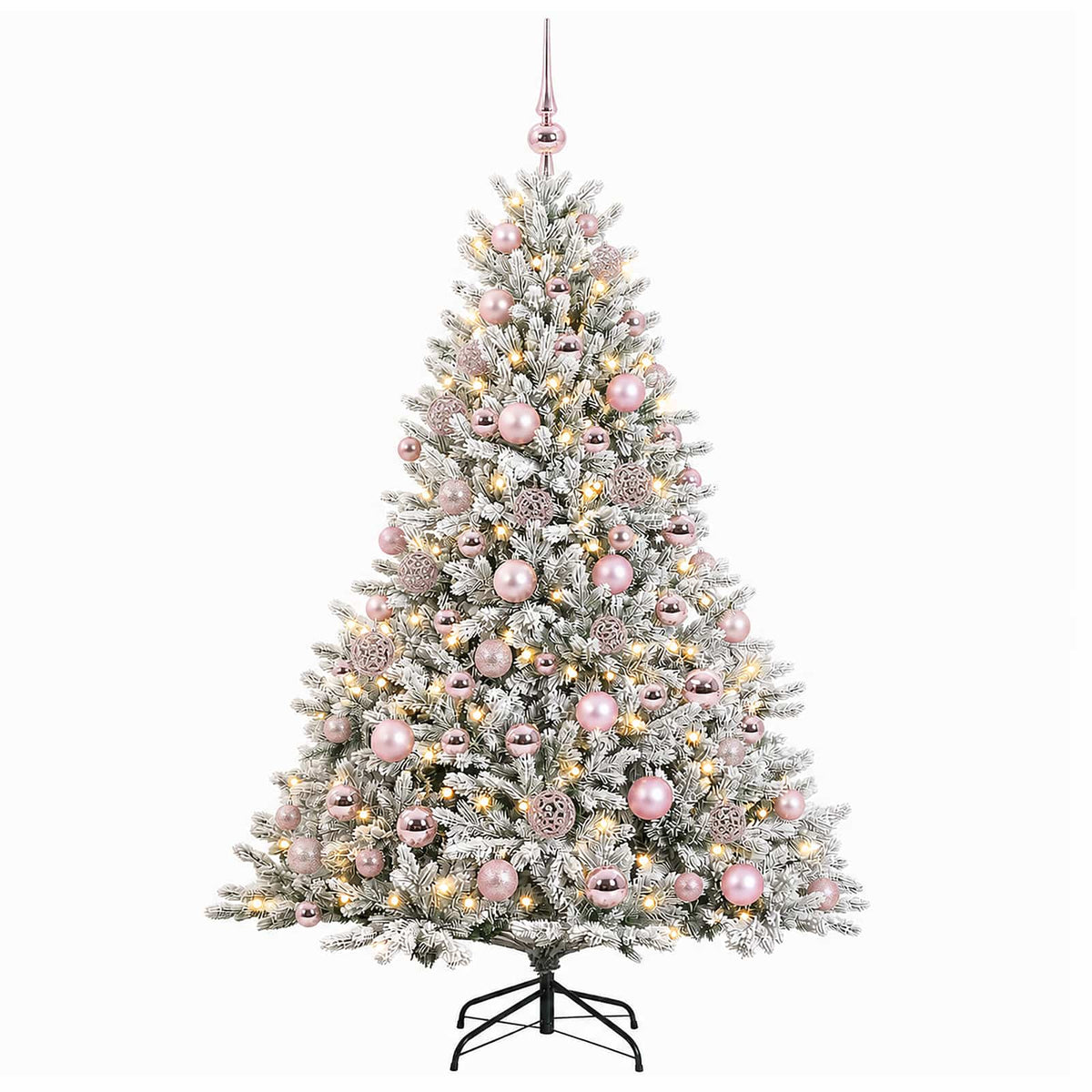 Artificial Christmas Tree with Bauble 210 cm 300 LEDs