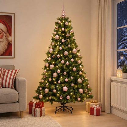Artificial Christmas Tree with Bauble 180 cm 300 LEDs