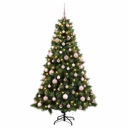 Artificial Christmas Tree with Bauble 240 cm 300 LEDs