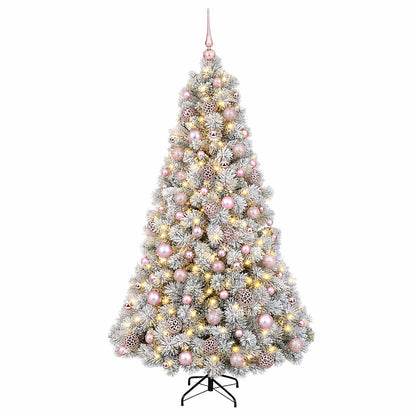 Artificial Christmas Tree with Bauble 210 cm 300 LEDs