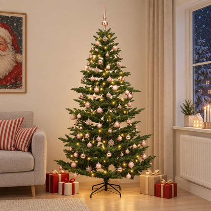 Artificial Christmas Tree with Bauble 240 cm 300 LEDs