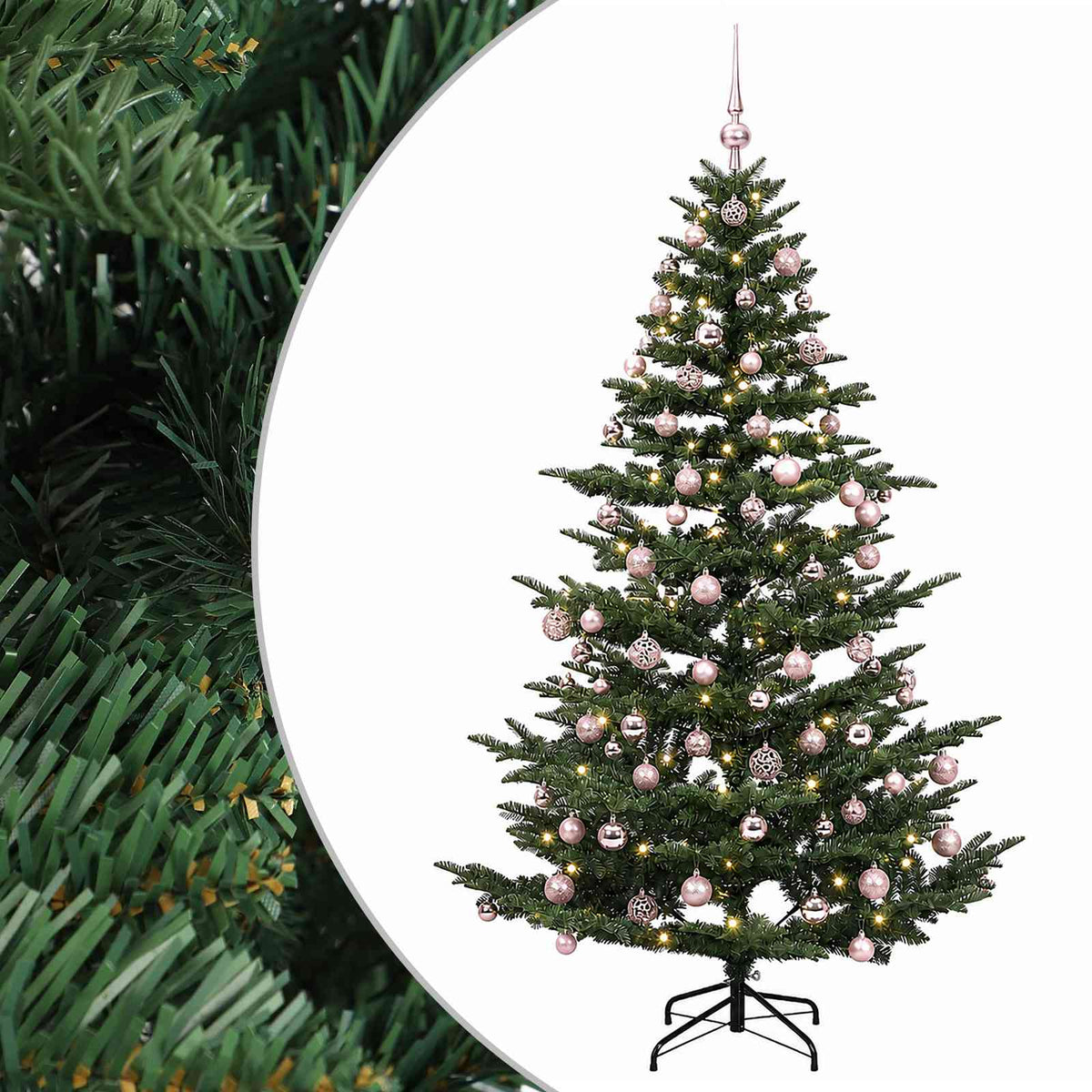 Artificial Christmas Tree with Bauble 240 cm 300 LEDs