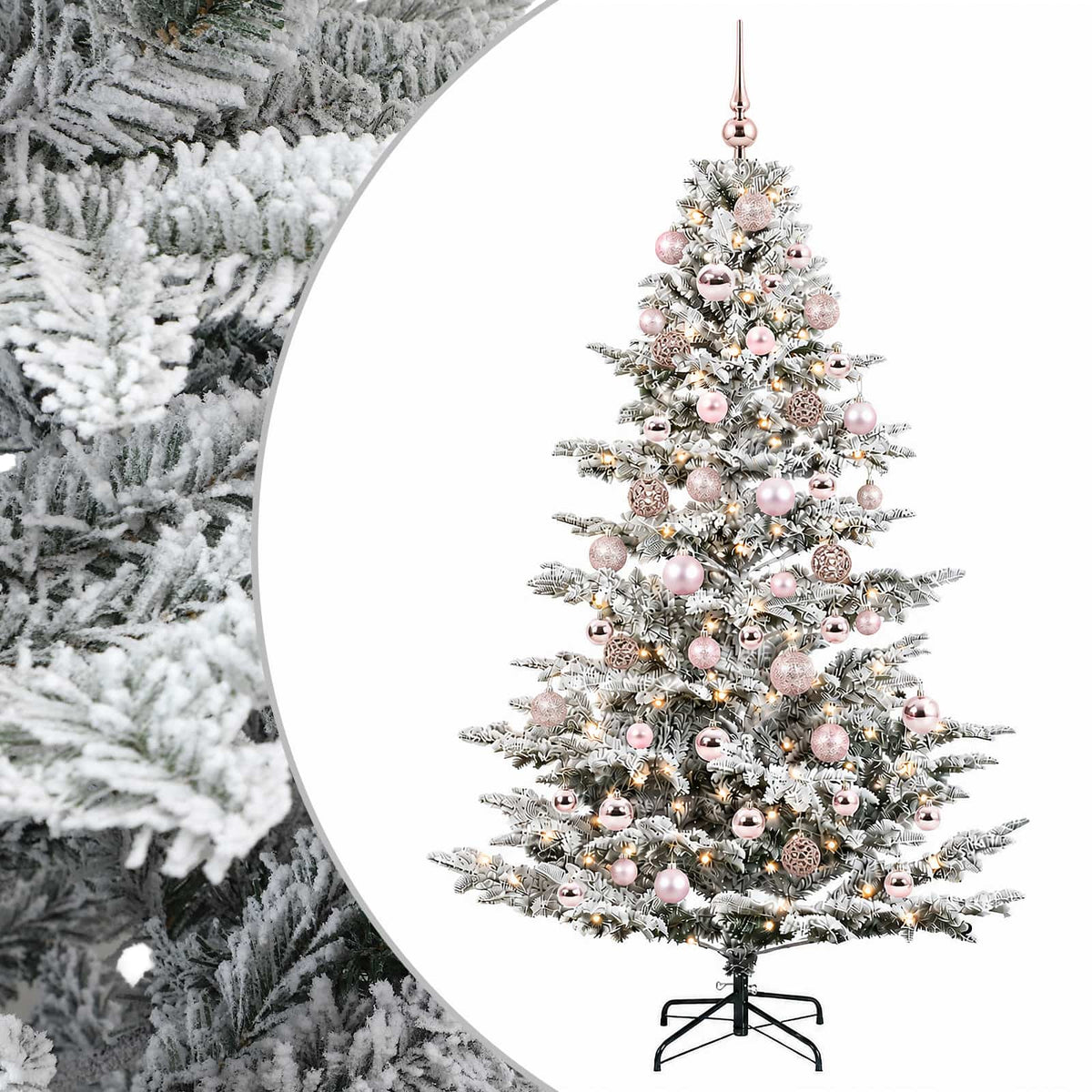 Artificial Christmas Tree with Bauble 180 cm 300 LEDs
