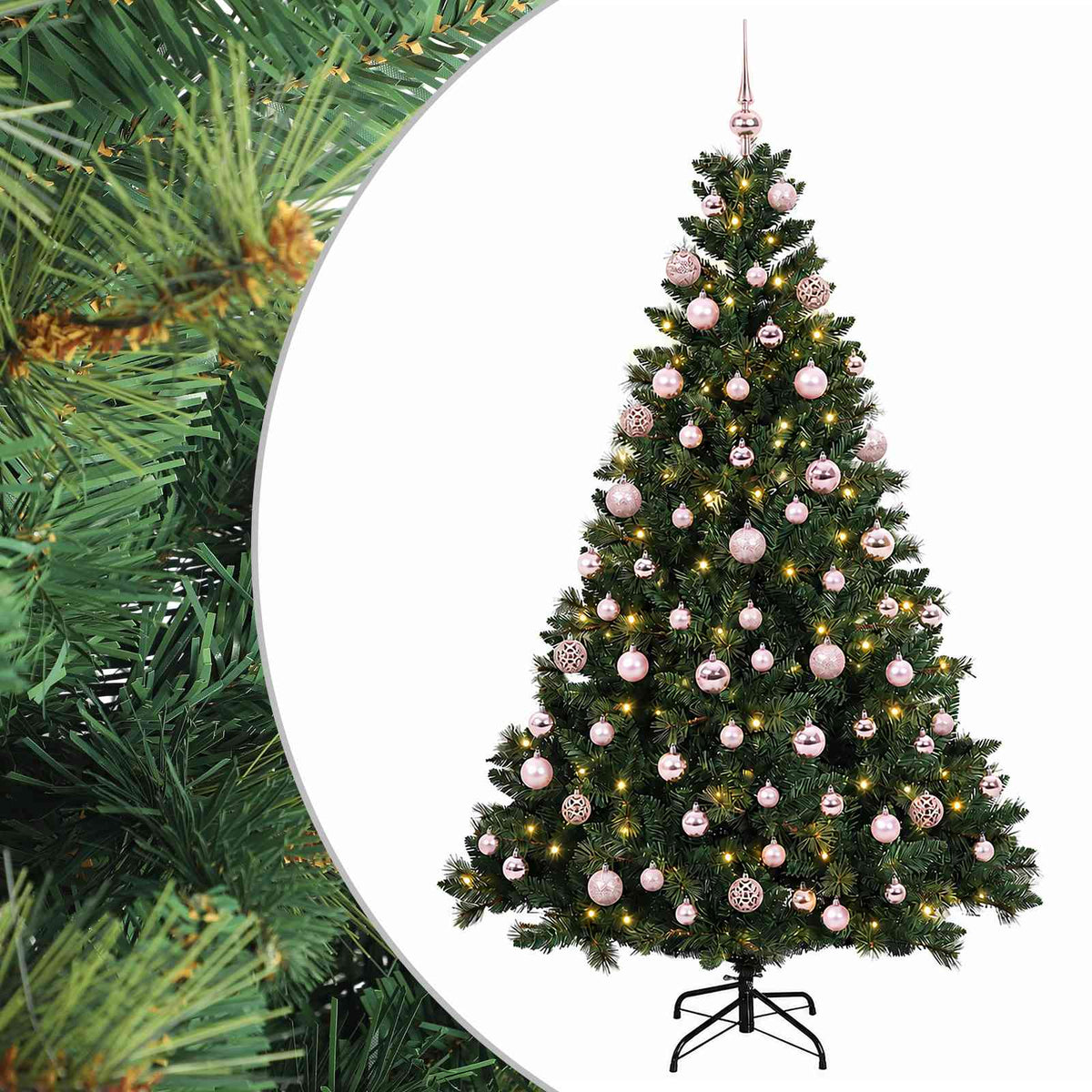 Artificial Christmas Tree with Bauble 180 cm 300 LEDs
