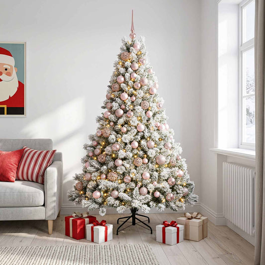 Artificial Christmas Tree with Bauble 240 cm 300 LEDs