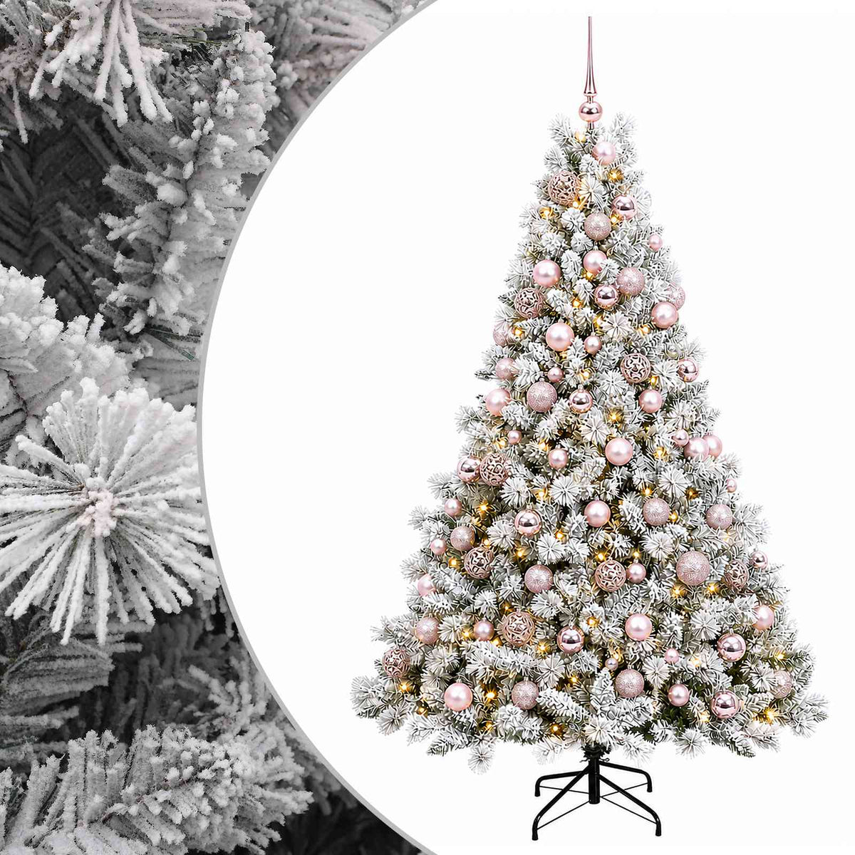 Artificial Christmas Tree with Bauble 180 cm 300 LEDs