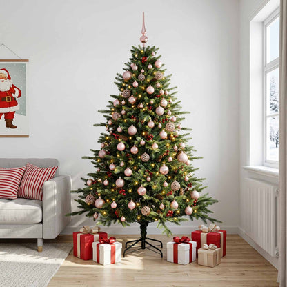 Artificial Christmas Tree with Bauble 210 cm 300 LEDs