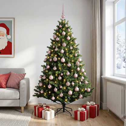 Artificial Christmas Tree with Bauble 240 cm 300 LEDs