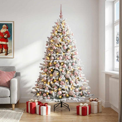 Artificial Christmas Tree with Bauble 210 cm 300 LEDs