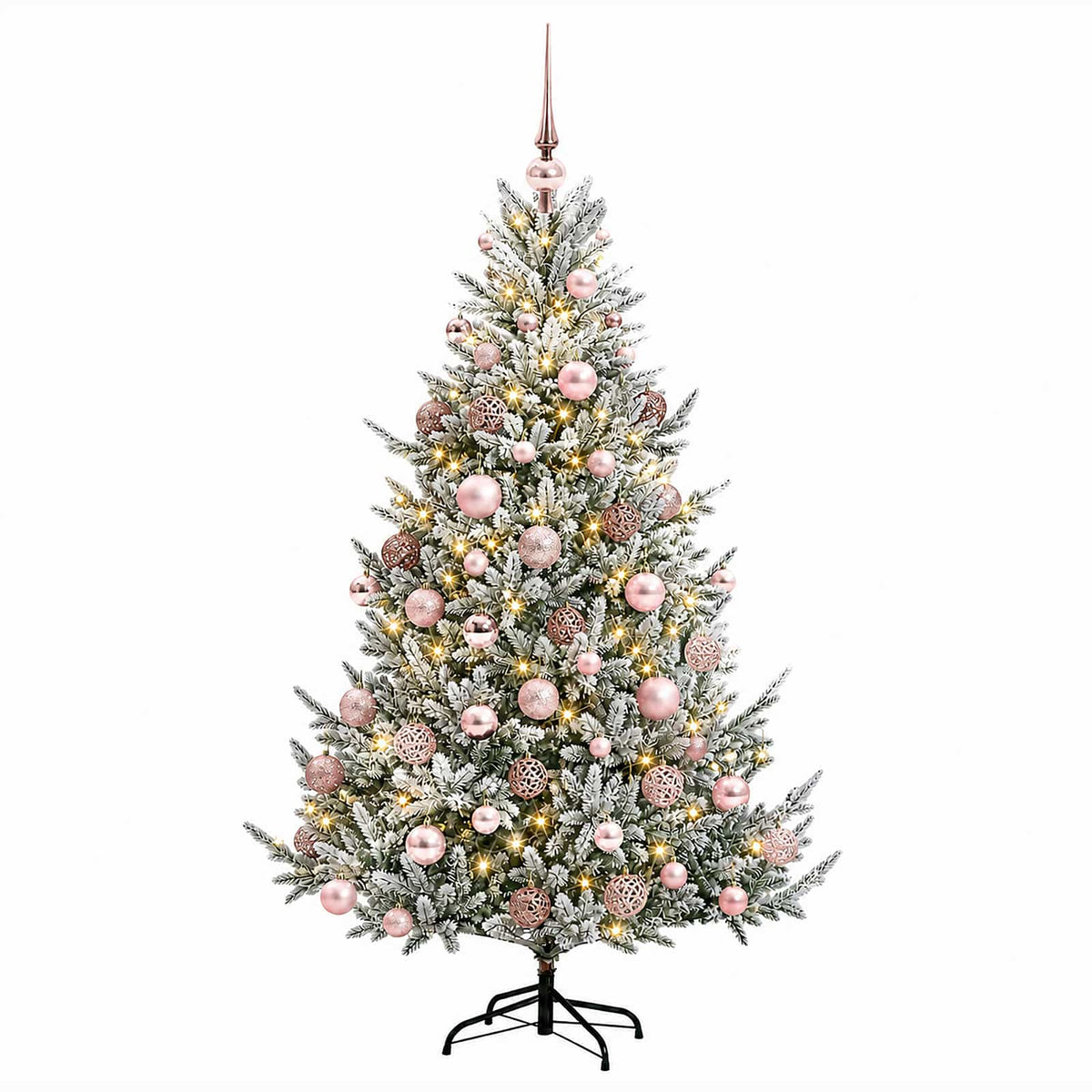 Artificial Christmas Tree with Bauble 210 cm 300 LEDs