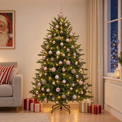 Artificial Christmas Tree with Bauble 240 cm 300 LEDs