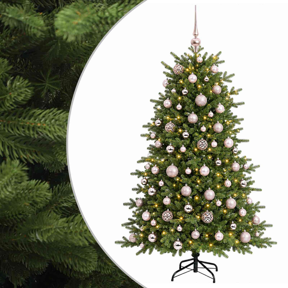 Artificial Christmas Tree with Bauble 180 cm 300 LEDs
