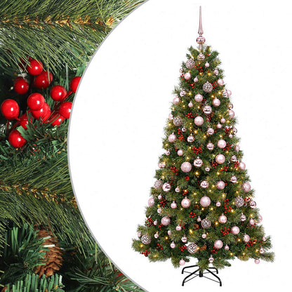 Artificial Christmas Tree with Bauble 180 cm 300 LEDs