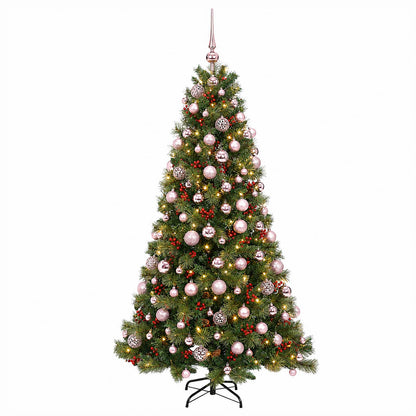 Artificial Christmas Tree with Bauble 180 cm 300 LEDs