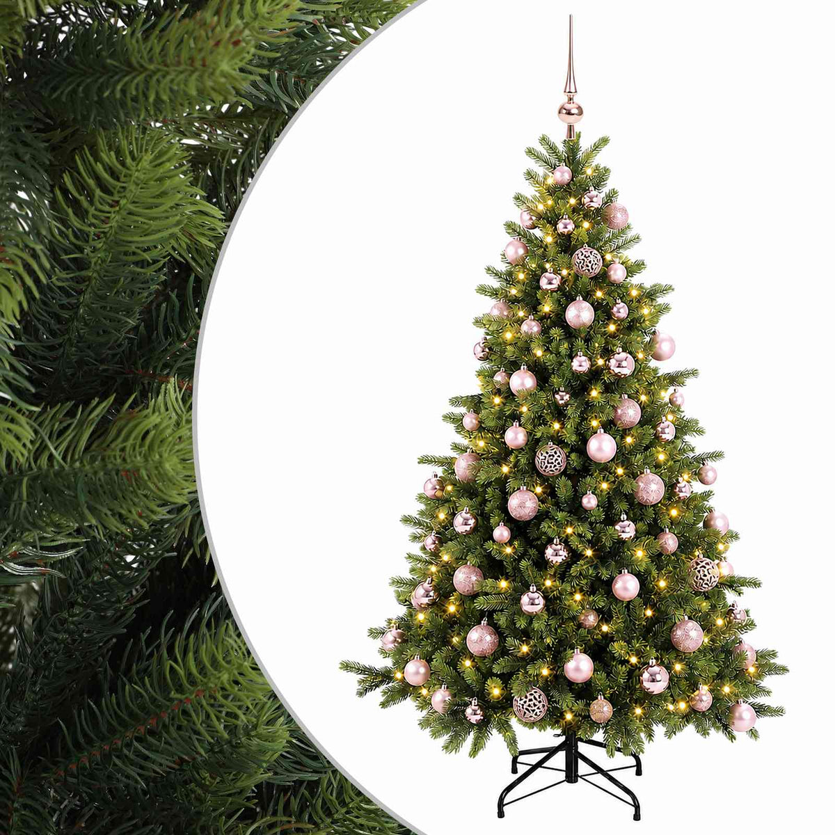 Artificial Christmas Tree with Bauble 240 cm 300 LEDs