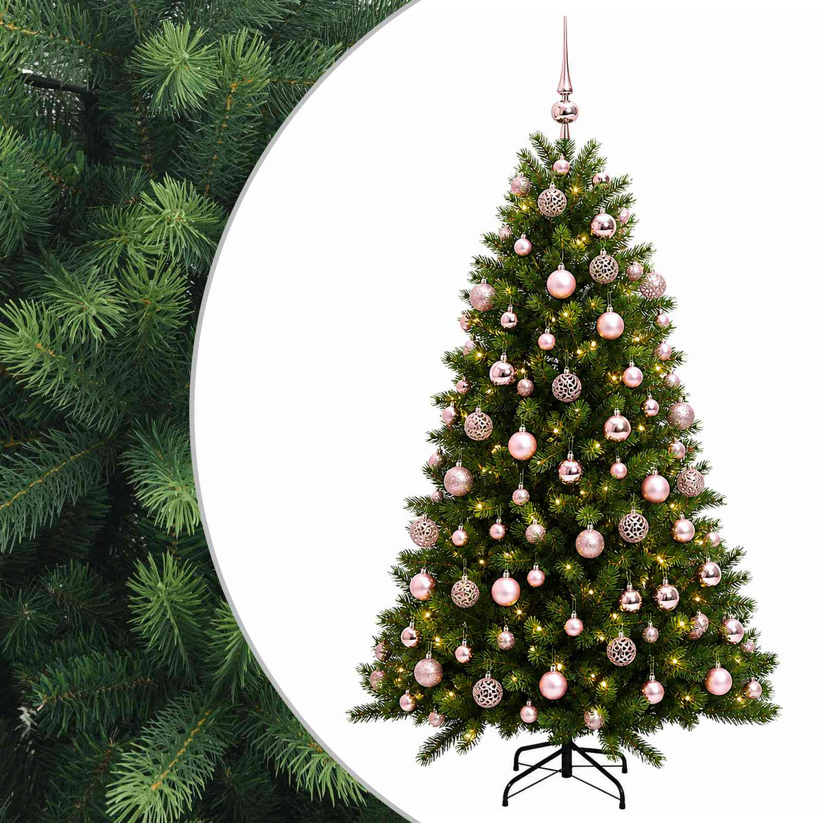 Artificial Christmas Tree with Bauble 180 cm 300 LEDs